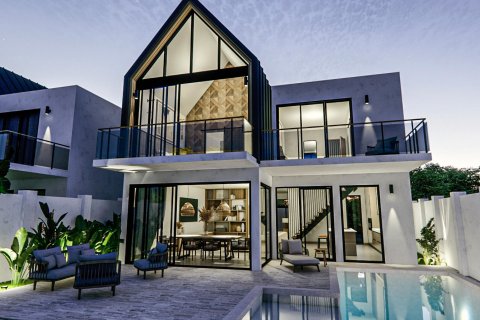 Таунхаус в Самуи, Таиланд с 4 спальнями  № 169487 - фото 3