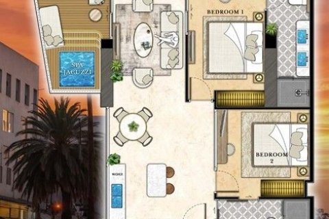 Condo à Pattaya, Thaïlande, 2 chambres  № 171292 - photo 8