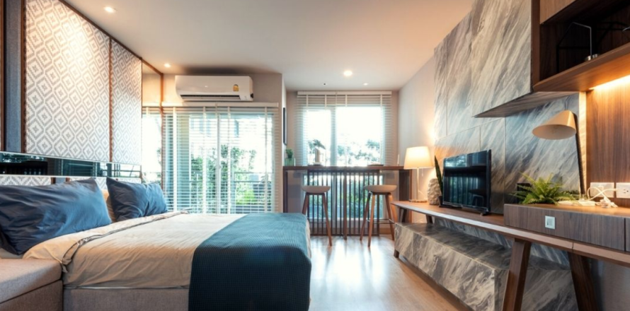 Студия в кондо в Пхая Тая, Бангкок, Таиланд № 171291