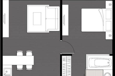 Studio in the Condo in Khlong Toei, Bangkok, Thailand  № 172099 - photo 9