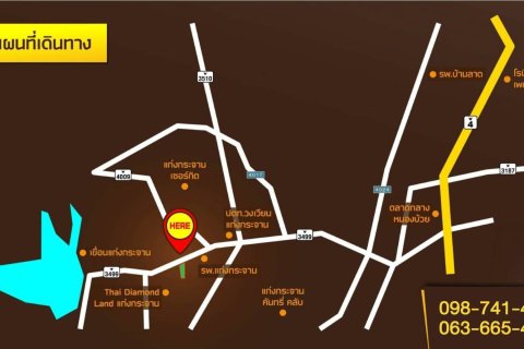 Land in Phetchaburi, Thailand 49600 sq.m. № 148943 - photo 3