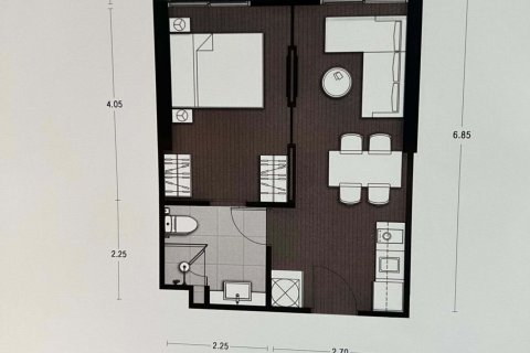 Studio in the Condo in Watthana, Bangkok, Thailand № 169223 - photo 4