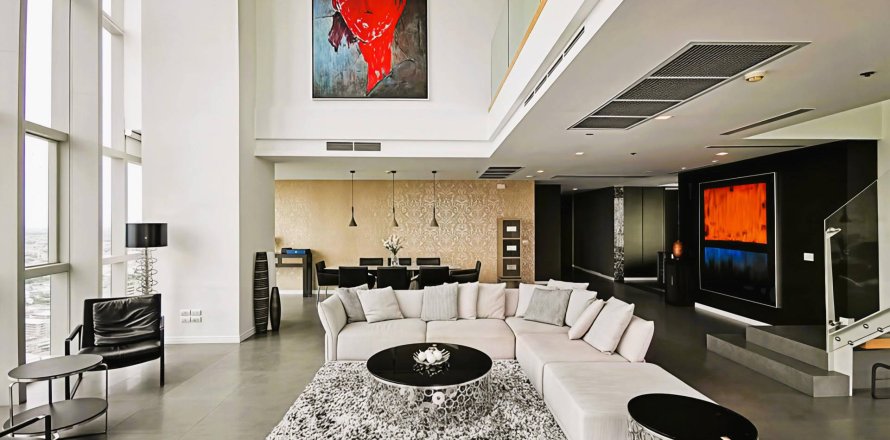 Condo à Bangkok, Thaïlande, 4 chambres  № 180468