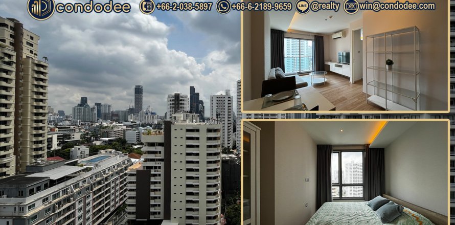 คอนโดมิเนียมในวัฒนา, กรุงเทพฯ, ประเทศไทย, 1 ห้องนอน № 201277