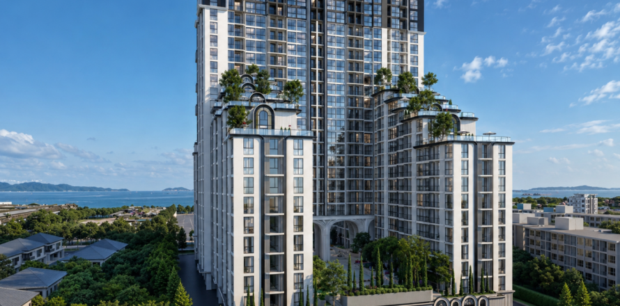Квартира в Паттайе, Таиланд с 2 комнатами № 233160