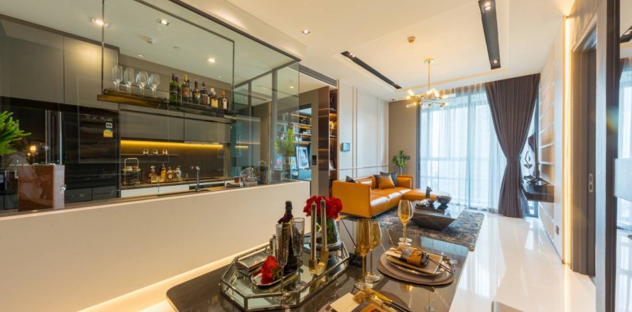 Condo à Bangkok, Thaïlande, 2 chambres  № 180456