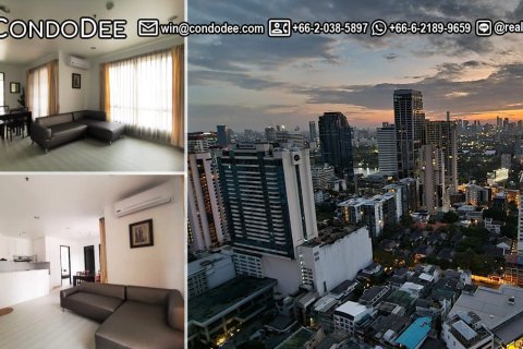 Condo à Khlong Toei, Bangkok, Thaïlande, 2 chambres  № 200544