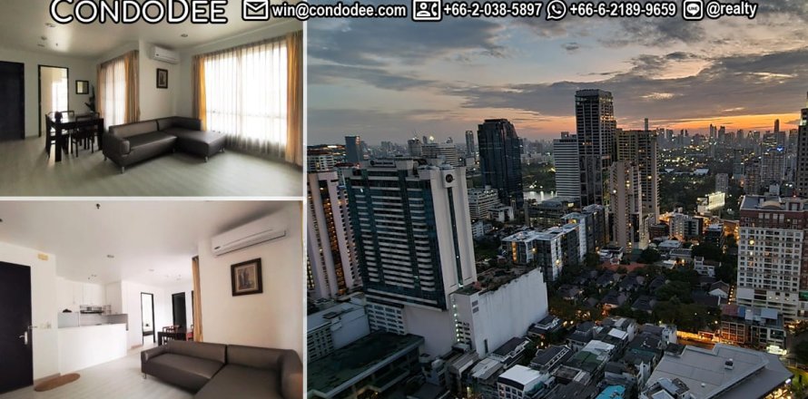 Condo à Khlong Toei, Bangkok, Thaïlande, 2 chambres № 200544