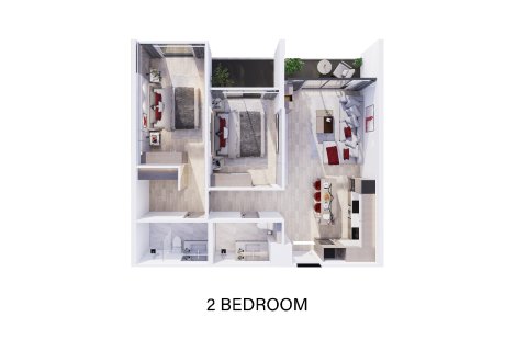 Condo on Nai Harn Beach, Thailand, 2 bedrooms  № 165329 - photo 23