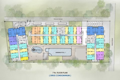 Condo sur Nai Harn Beach, Thaïlande, 1 chambre  № 165328 - photo 25