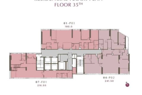 Penthouse in Bangkok, Thailand 3 bedrooms № 166712