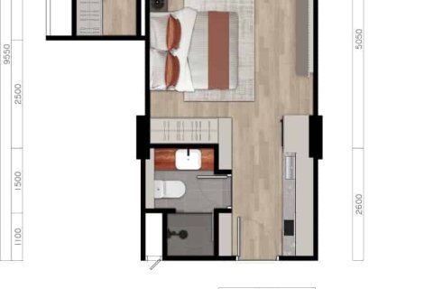 Студия в Банг Тао, Таиланд № 166707 - фото 11