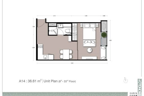 Condo in Bangkok, Thailand, 2 bedrooms  № 166655 - photo 14