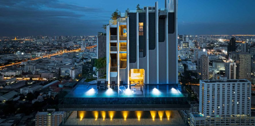 Condo à Bangkok, Thaïlande, 1 chambre № 165856