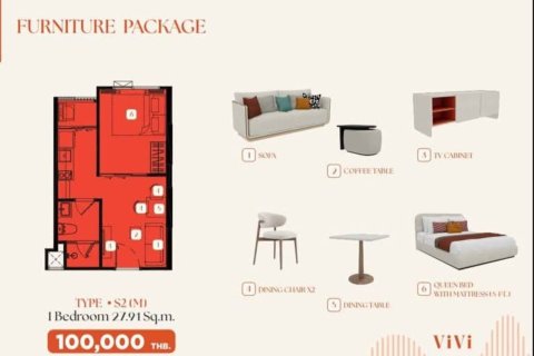 Студия в кондо в Пхукете, Таиланд № 162933 - фото 9