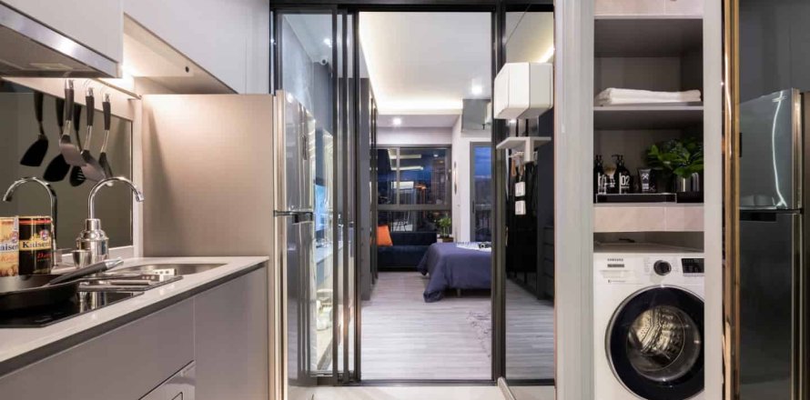 Condo à Bangkok, Thaïlande, 1 chambre № 166943