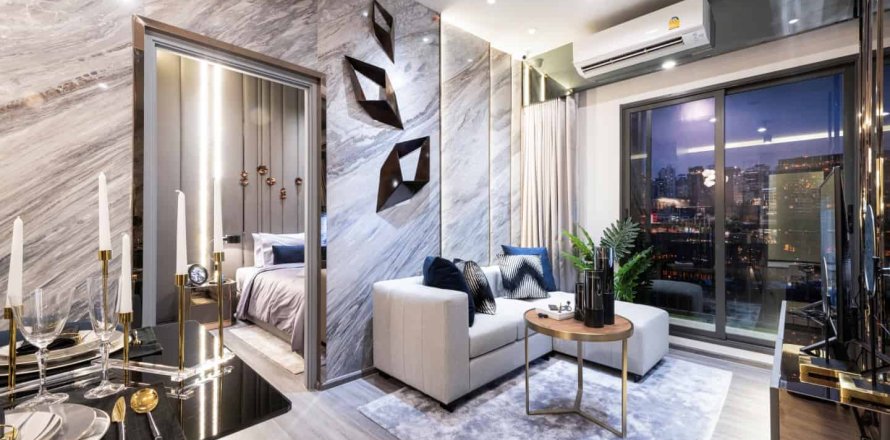 Condo à Bangkok, Thaïlande, 2 chambres  № 166938