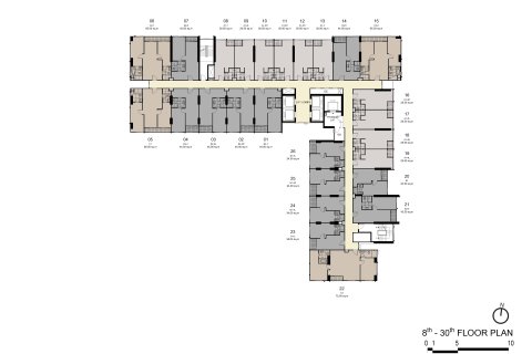 Condo à Bangkok, Thaïlande, 2 chambres  № 166938 - photo 12