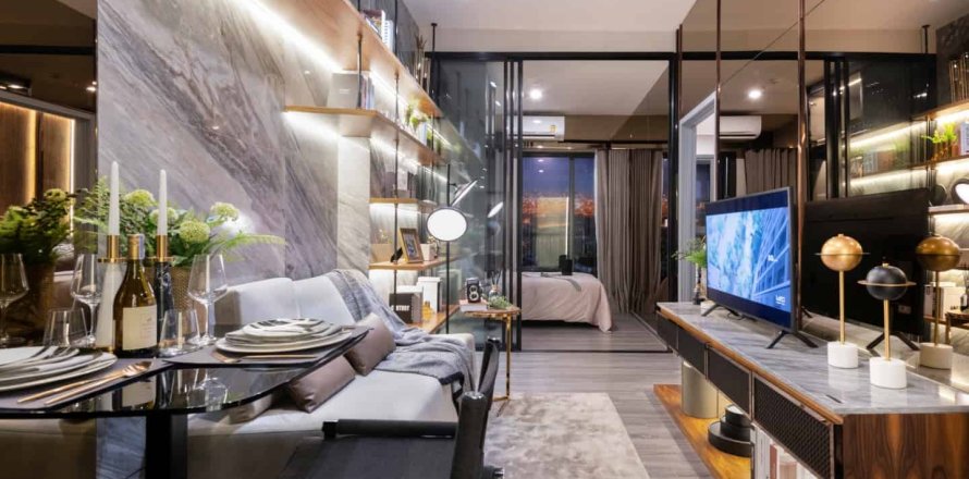 Condo à Bangkok, Thaïlande, 1 chambre  № 166940