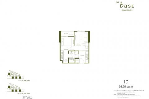 Кондоминиум с 1 спальней в Хуай Кванге, Бангкок, Таиланд № 135240 - фото 9