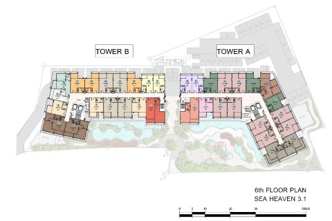 Condo à Phuket, Thaïlande, 1 chambre  № 165289 - photo 15