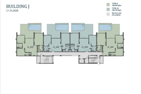 Квартира в Пхукете, Таиланд с 2 спальнями № 165292 - фото 15