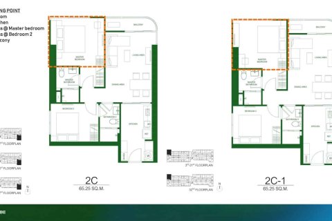 Condo in Bangkok, Thailand, 2 bedrooms  № 166622 - photo 10