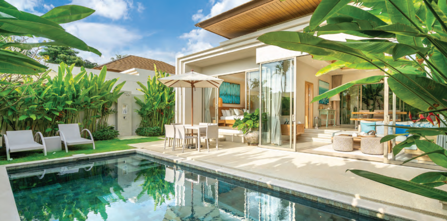 Вилла в Пхукете, Таиланд с 4 спальнями  № 153543