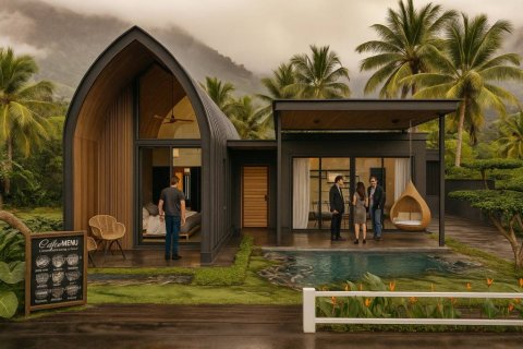 Вилла в Самуи, Таиланд с 1 спальней  № 134742 - фото 1