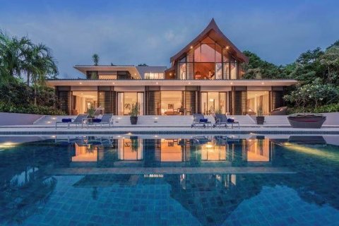 Вилла в Паклоке, Таиланд с 5 спальнями  № 159396 - фото 1