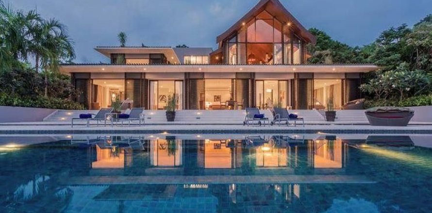 Вилла в Паклоке, Таиланд с 5 спальнями  № 159396