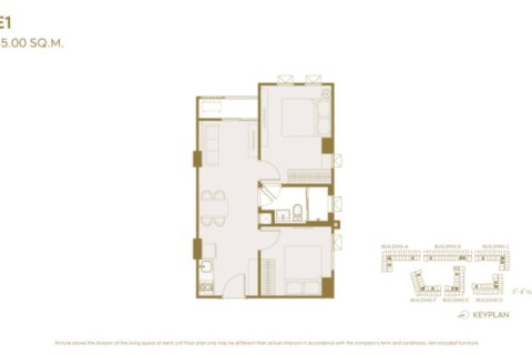 Кондоминиум с 2 спальнями в Бангне, Бангкок, Таиланд № 150470 - фото 1