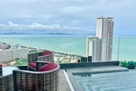 Condo on Jomtien Beach, Pattaya, Thailand, 1 bedroom  № 212095
