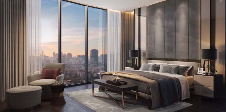 Condo à Bangkok, Thaïlande, 1 chambre № 165645