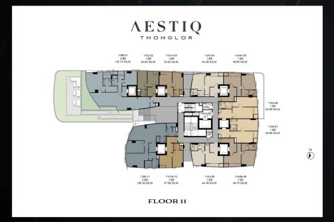 Condo à Bangkok, Thaïlande, 1 chambre № 165645 - photo 10