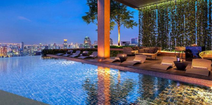 Appartement à Bangkok, Thaïlande 1 chambre № 194300
