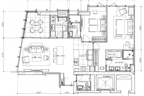 Кондоминиум с 2 спальнями в Бангкоке, Таиланд № 143477 - фото 18