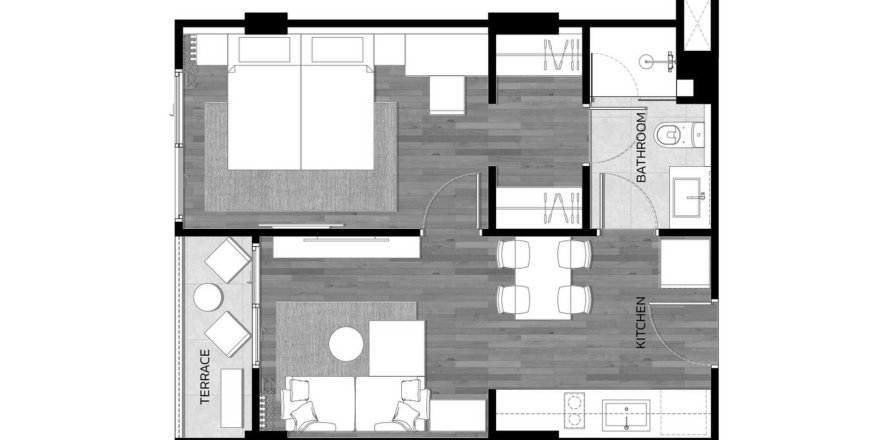 ЖК VIP Tropika Phase 2 в Пхукете, Таиланд № 162374 - фото 1