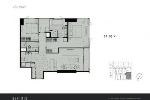 Condo à Bangkok, Thaïlande, 2 chambres  № 143010 - photo 18
