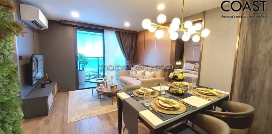 Condominio de 2 dormitorios en Pattaya, Tailandia № 213435