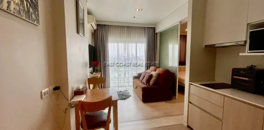 Condominio de 1 dormitorio en Jomtien Beach, Pattaya, Tailandia № 212835