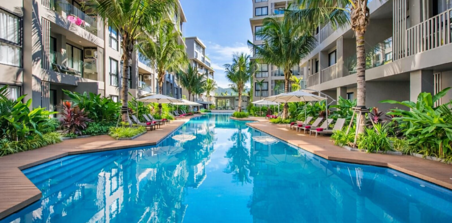 Квартира в Пхукете, Таиланд с 2 комнатами  № 150852