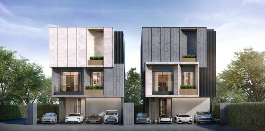 Дом в Бангкоке, Таиланд с 4 спальнями  № 135307