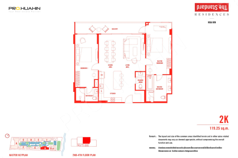 Apartment in Hua Hin, Thailand 2 bedrooms № 194873