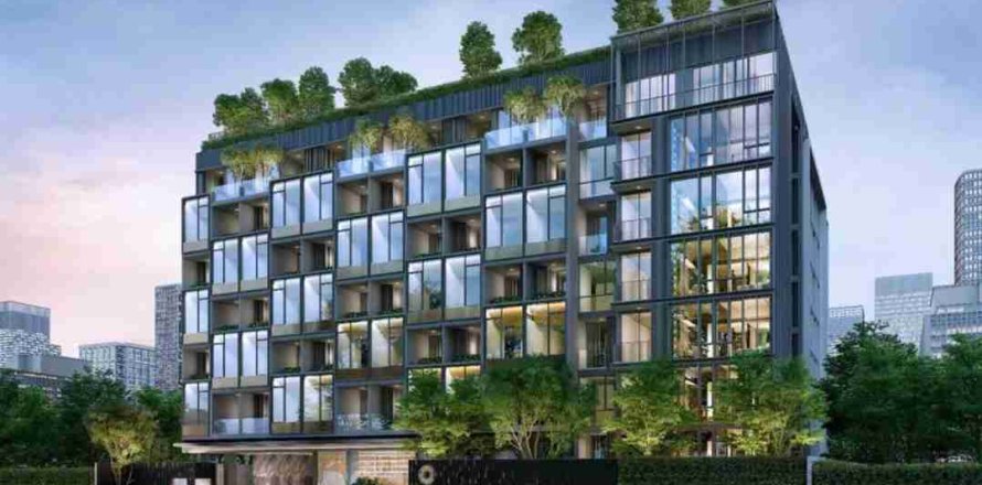 Condo à Bangkok, Thaïlande, 1 chambre № 183863