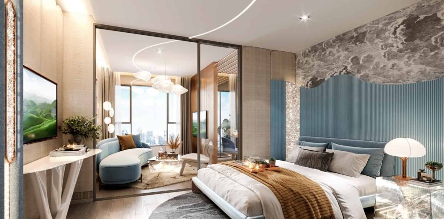 Кондоминиум с 1 спальней в Бангкоке, Таиланд № 170173