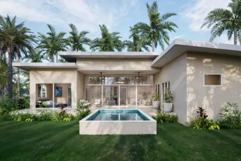 Вилла в Самуи, Таиланд с 3 спальнями  № 136430 - фото 1