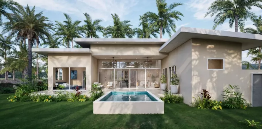 Вилла в Самуи, Таиланд с 3 спальнями  № 136430