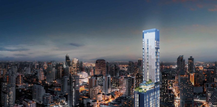 Condo à Bangkok, Thaïlande, 2 chambres  № 166263