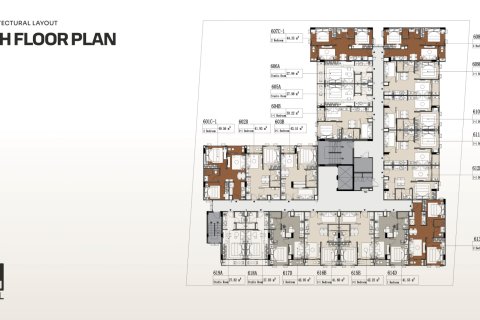 คอนโดมิเนียมในพัทยา, ประเทศไทย, 1 ห้องนอน № 233692 - รูปถ่าย 16